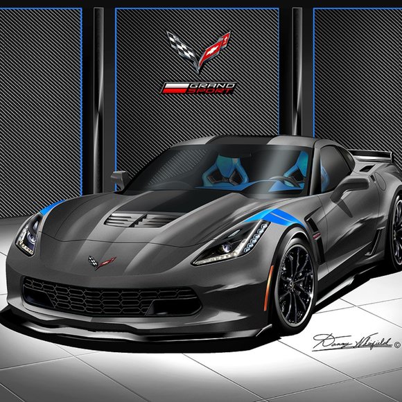 2017 CORVETTE GRAND SPORT COLLECTOR EDITION - WATKINS GLEN GRAY - Picture 1 of 1